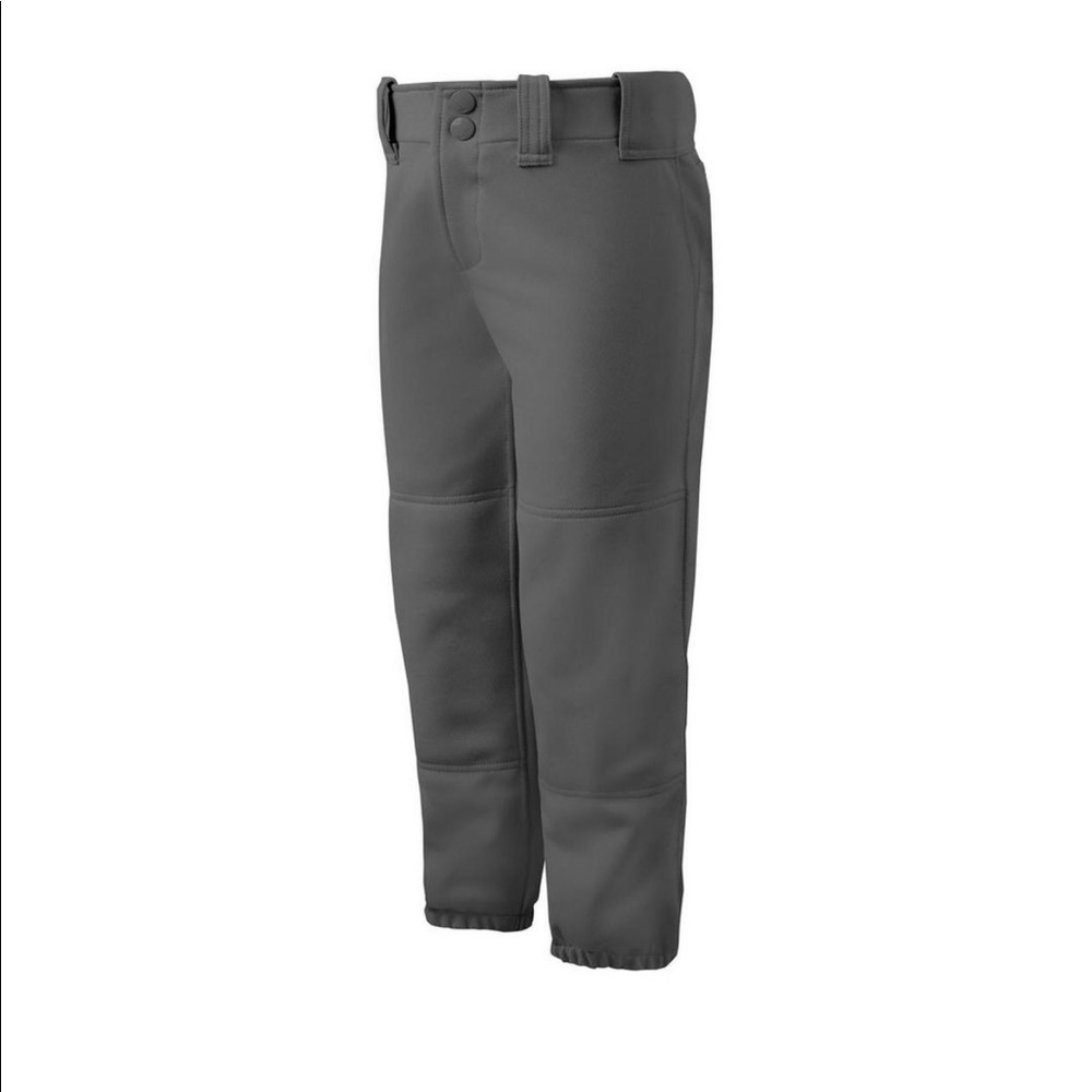 Dark Gray Mizuno Softball Pants